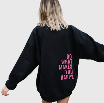 Sudadera Gráfica Cómoda para Mujeres con Capucha Ajustable, Manga Larga, Estilo Oversized y Relajado